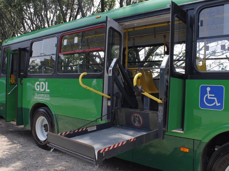 Avanza propuesta para que 100% del transporte público tenga rampas