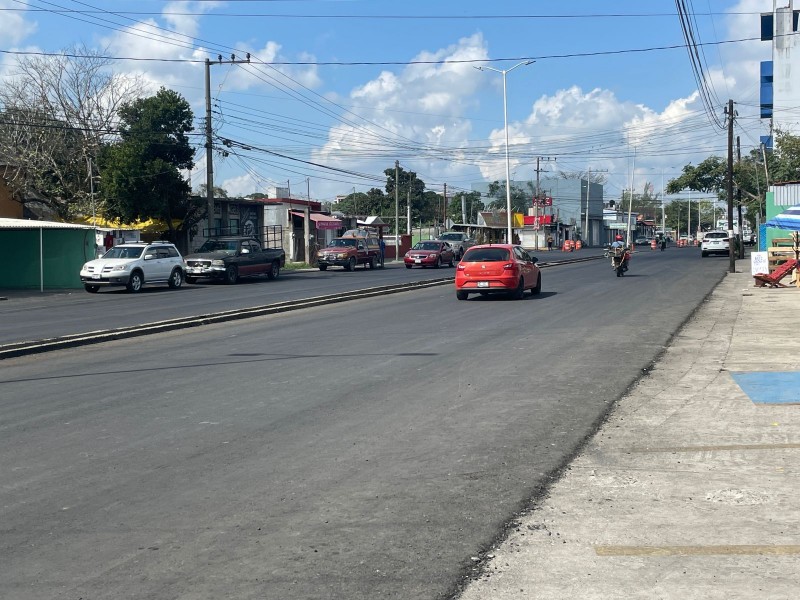 En proceso rehabilitación de Avenida Cuauhtémoc de Tuxpan