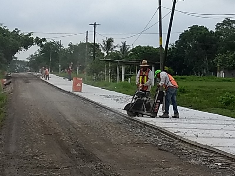 Avanza rehabilitación de Los Kilómetros