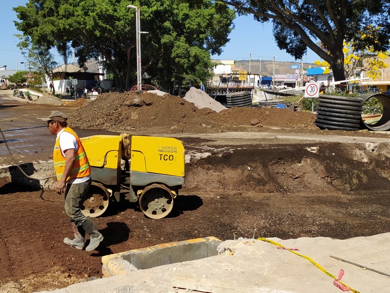 Avanza rehabilitación del nuevo colector Colosio