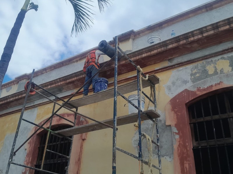 Avanza rehabilitación del primer Hospital Militar de América en Veracruz