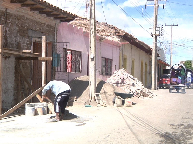 Avanza restauración de viviendas con valor patrimonial en Tehuantepec