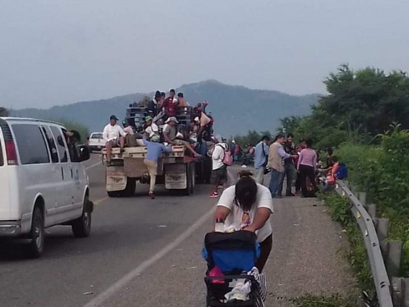 Avanza segunda Caravana de Migrantes