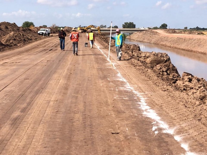 Avanzan con calidad trabajos de la desviación Dren Juárez