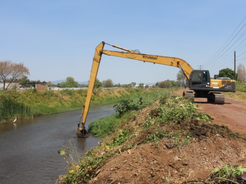 Avanzan trabajos de limpieza y desazolve del río Duero