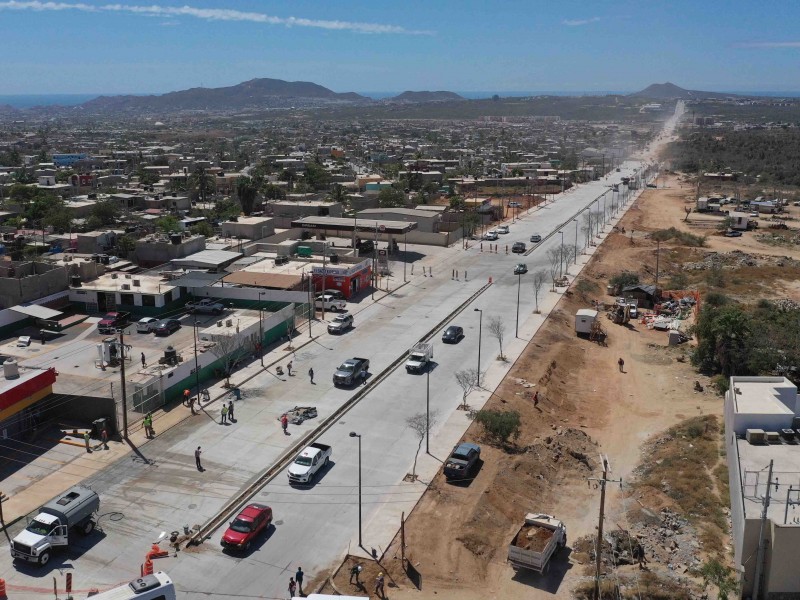 Avenida Nicolás Tamaral, abierta a la circulación