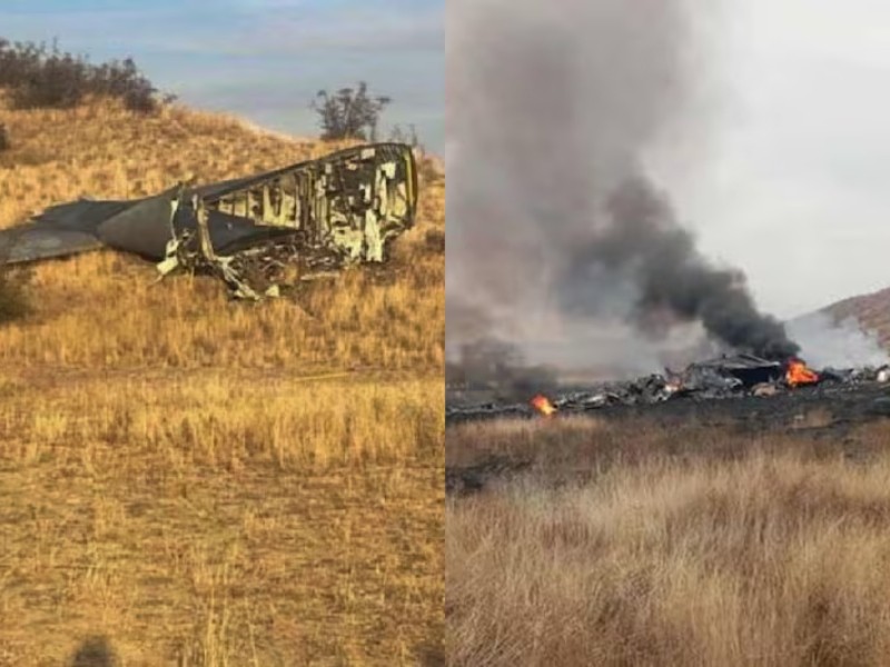Avión de carga del Ejército de Turquía se estrella en Georgia