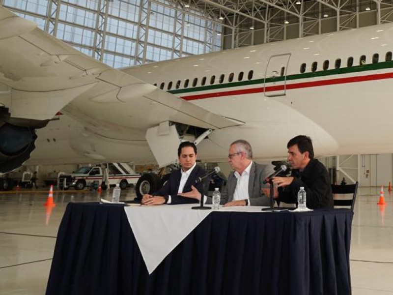 Avión presidencial se va a Estados Unidos