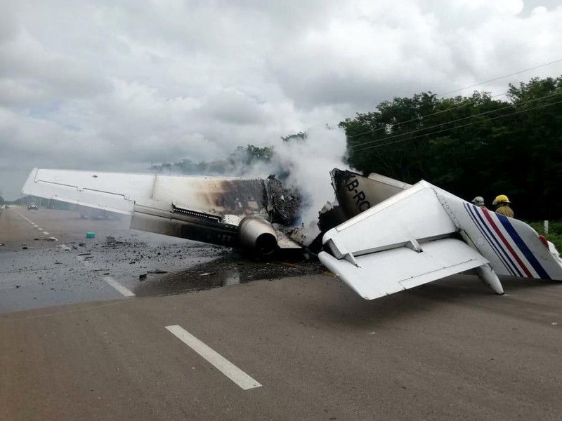 Avioneta incendiada en Quintana Roo venía de Venezuela; traía droga