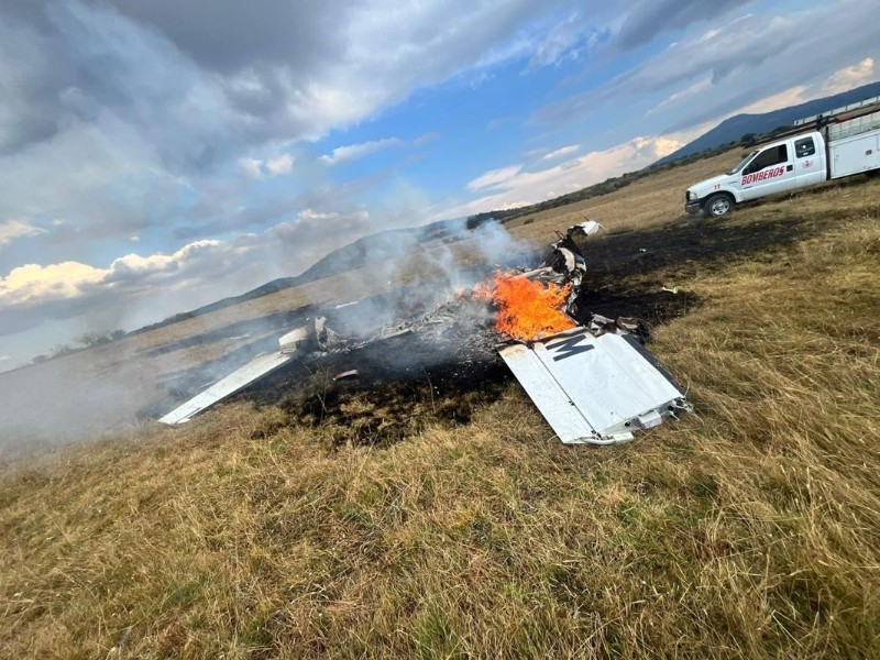 Avioneta se desploma en Purépero