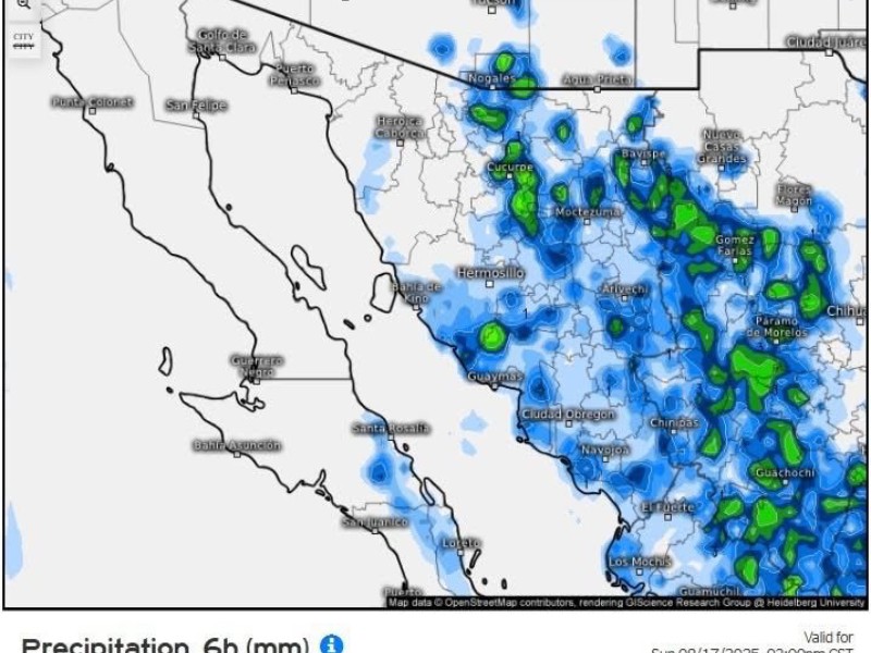 Aviso meteorológico: Tormentas.