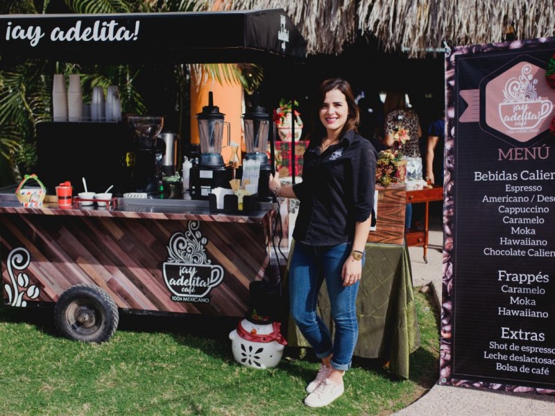 ¡Ay Adelita Café! primer carrito de café en Los Mochis