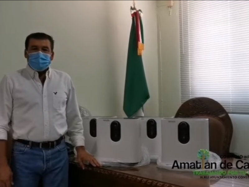 Ayuntamiento de Amatlán de Cañas prestará concentradores de oxígeno