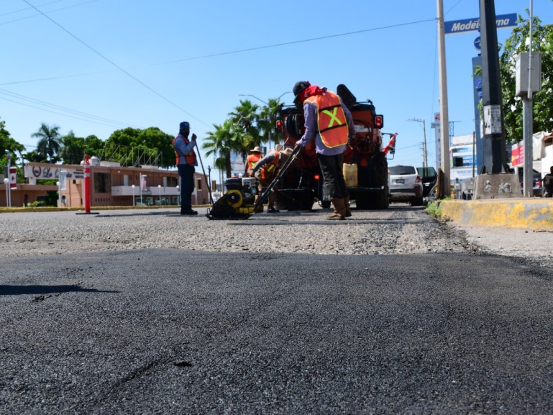 Ayuntamiento de Culiacán aumenta jornadas de Bacheo