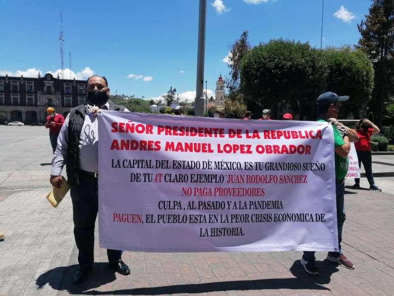Ayuntamiento de Toluca sin dar respuesta a proveedores