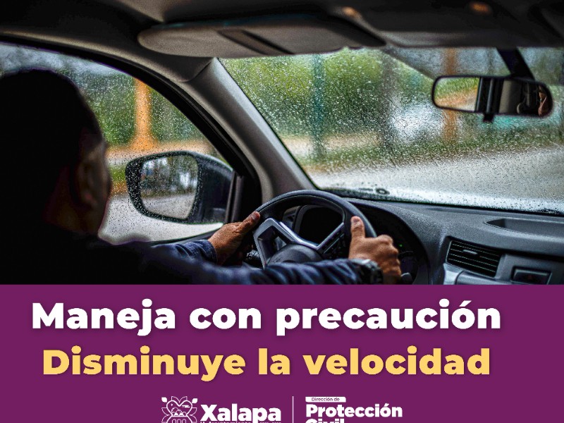 Ayuntamiento exhorta a conductores a circular con precuación
