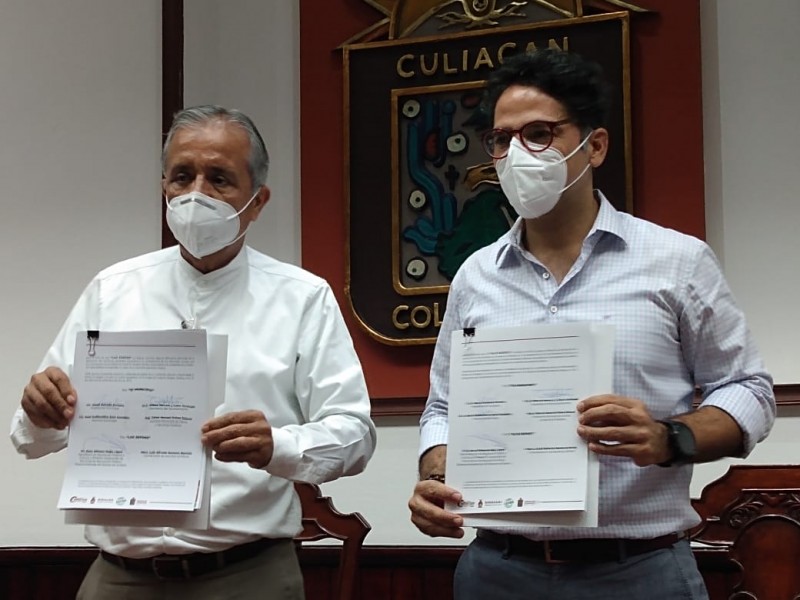 Ayuntamiento y SEPyC firman convenio para mejorar escuelas en Culiacán