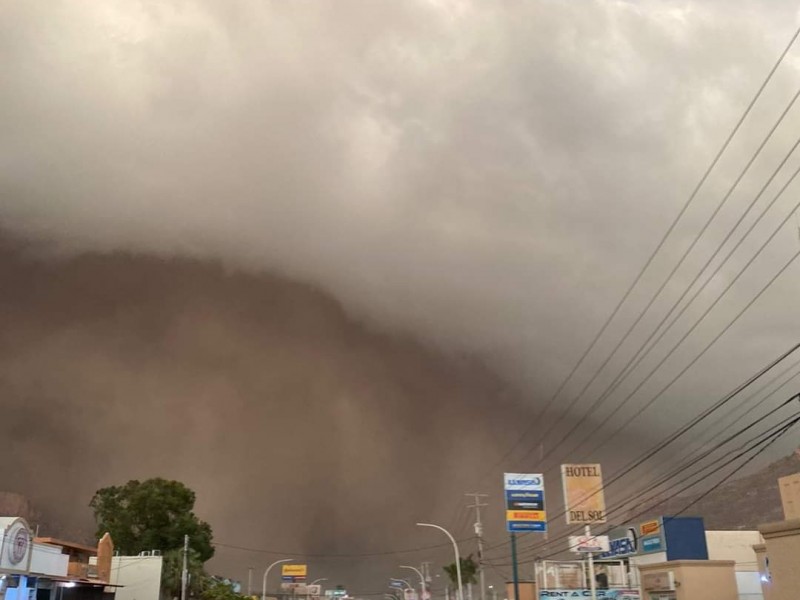 Azota Tormenta de Arena a Guaymas, Empalme y SC