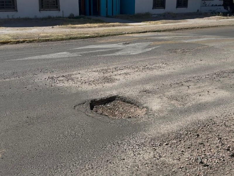 Bache aparece tras un mes de repavimentación