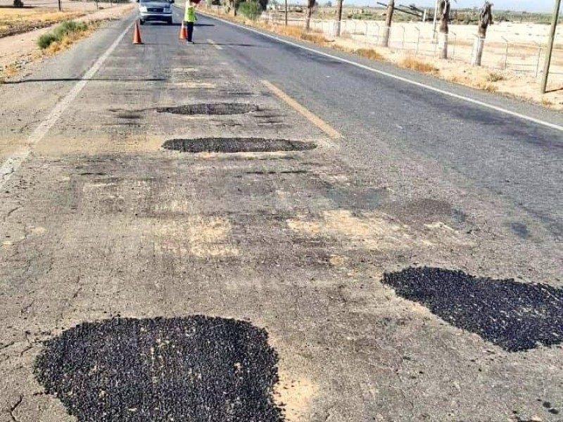 BACHEO EN CARRETERA DEL GOLFO