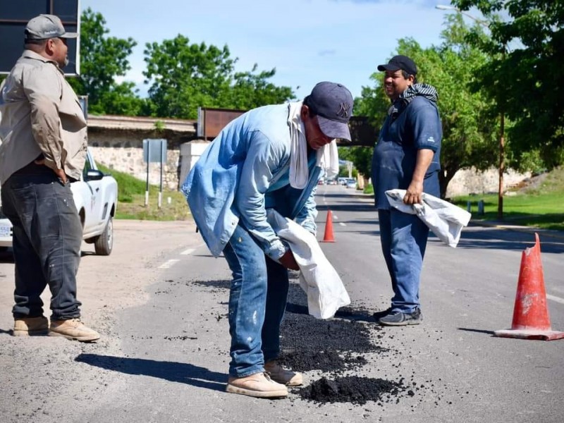 Bacheo en Salvador Alvarado ha costado más de 3 millones