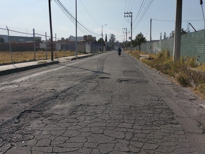 Baches sin arreglo en Metepec