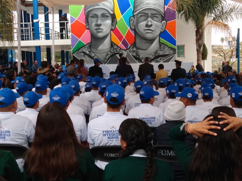 Bachillerato Militarizado todo un éxito