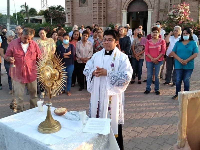 Bácum: unidos en oración piden por lluvias en la región