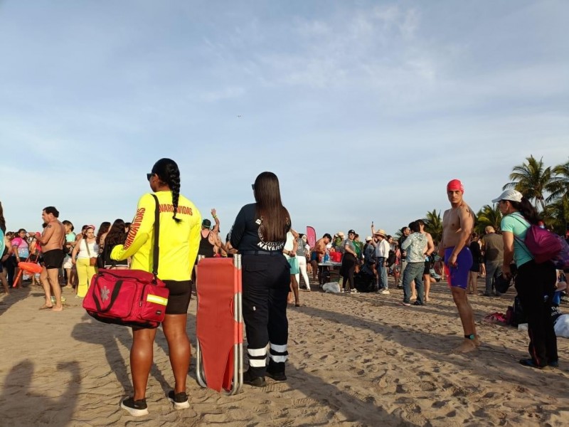 BadeBa y Compostela con playas con alerta amarilla