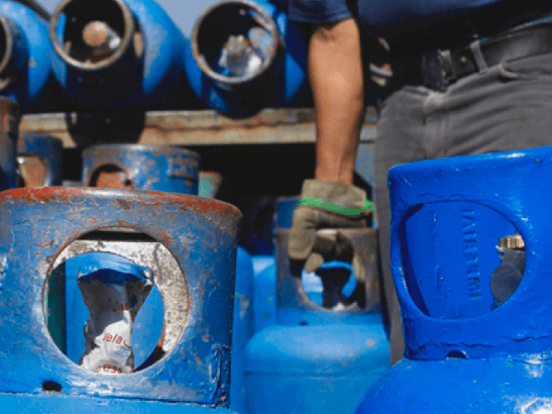 Baja 12 pesos el cilindro de Gas en Los Mochis