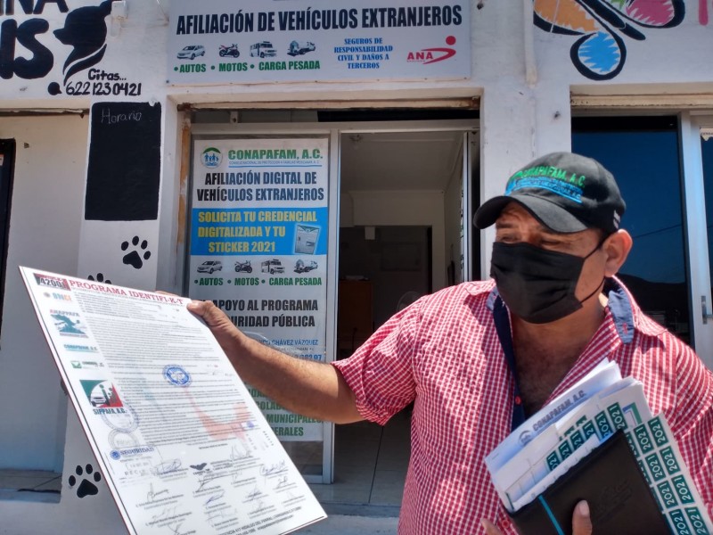 Baja 70% afiliación de vehículos de procedencia extranjera