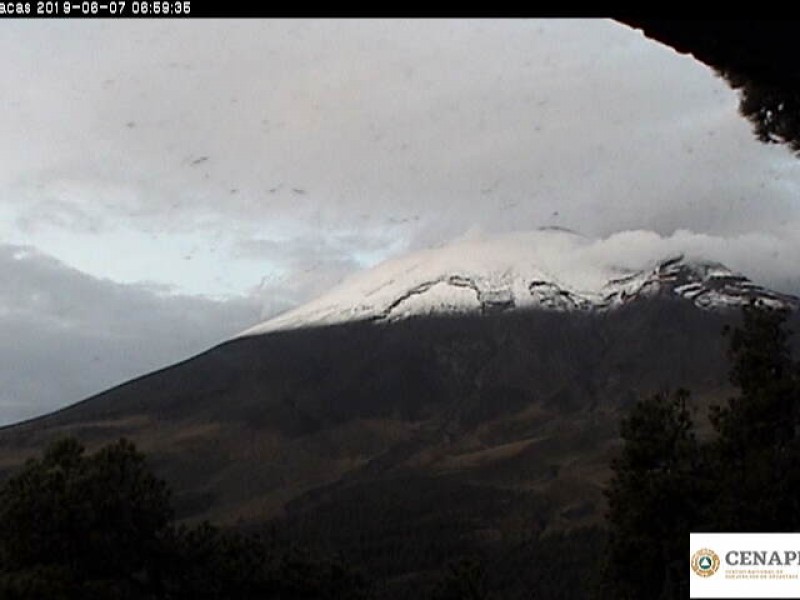 Baja actividad del Popocatépetl; Semáforo Amarillo Fase 2