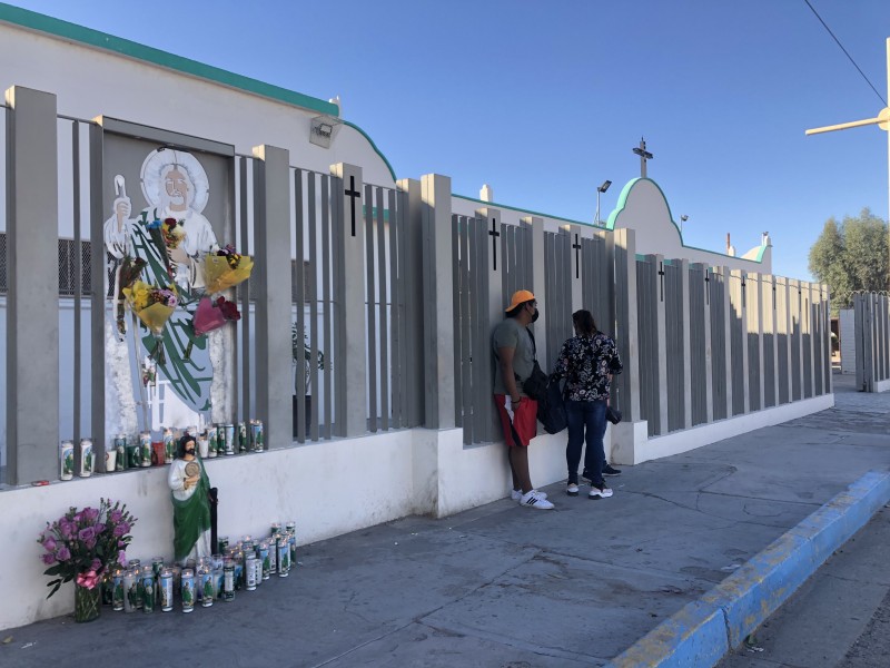 Baja afluencia de devotos en parroquia de San Judas Tadeo