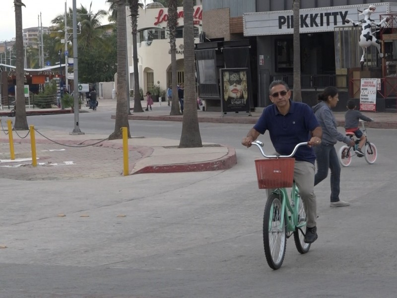 Baja afluencia es ciclovia recreativa por constantes derrames