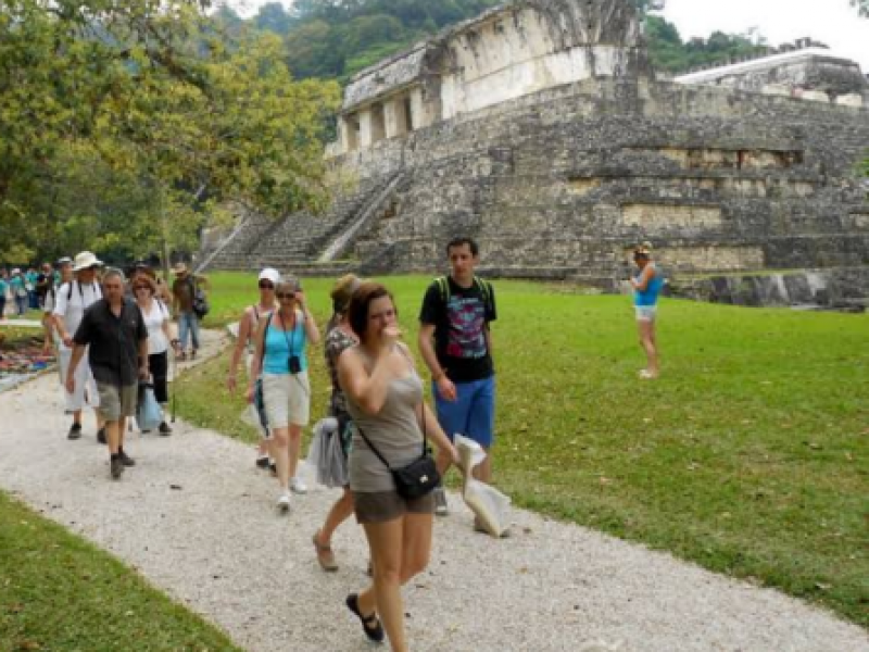 Baja afluencia turística en Palenque