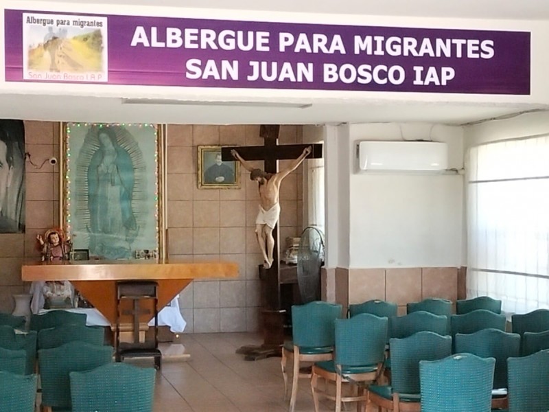 Baja estadía de migrantes en albergue San Juan Bosco