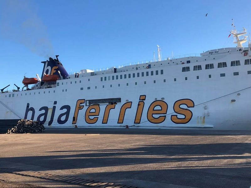 Baja Ferries reanuda salidas tras suspensión temporal por huracán ''Kay''