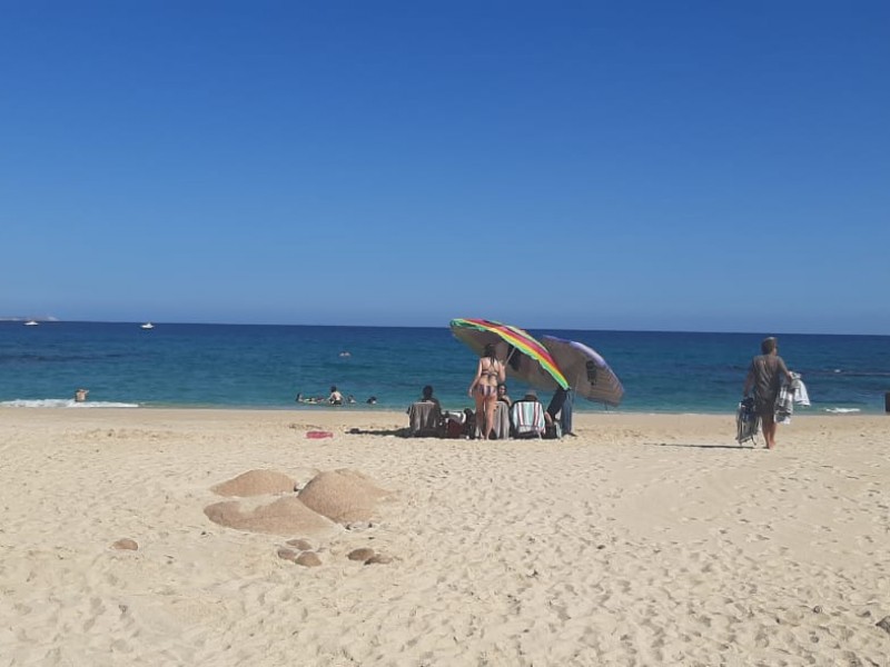 Baja la afluencia de visitantes a las playas