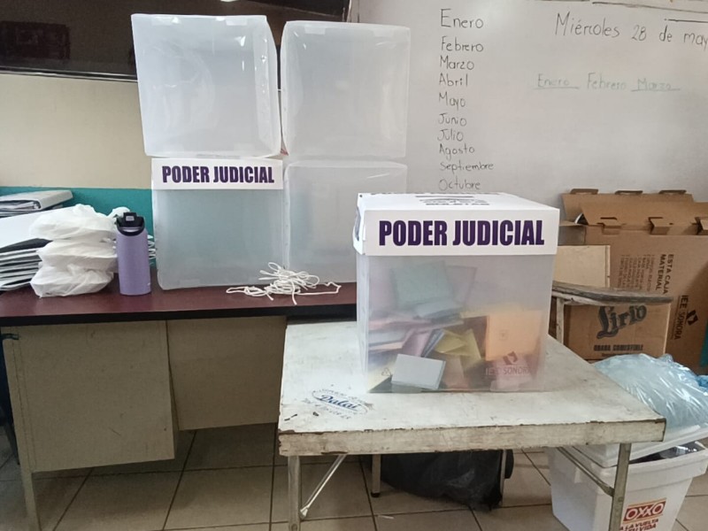 Baja participación en votación de jueces y magistrados en Cajeme