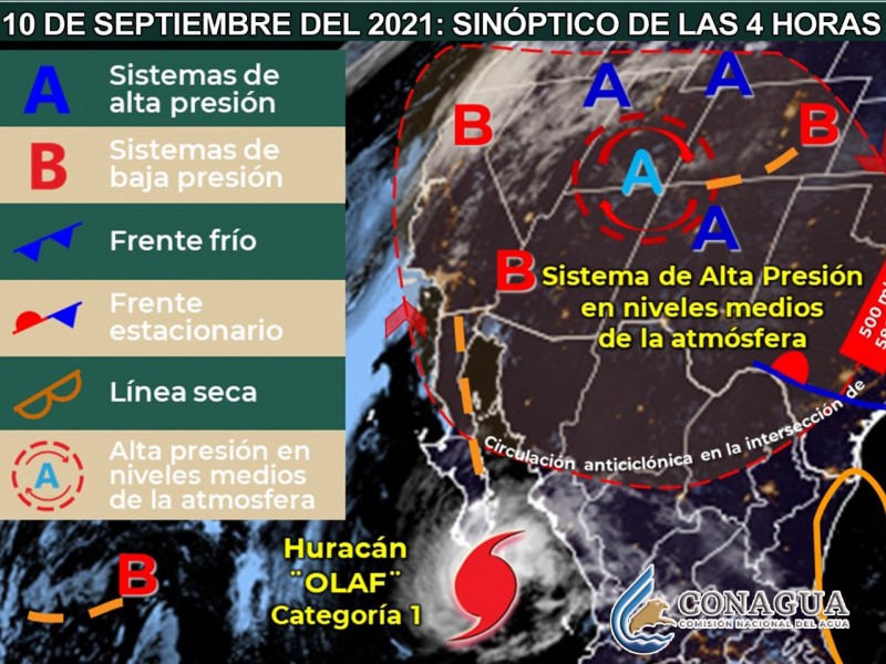 Baja probabilidad de lluvias en Sonora