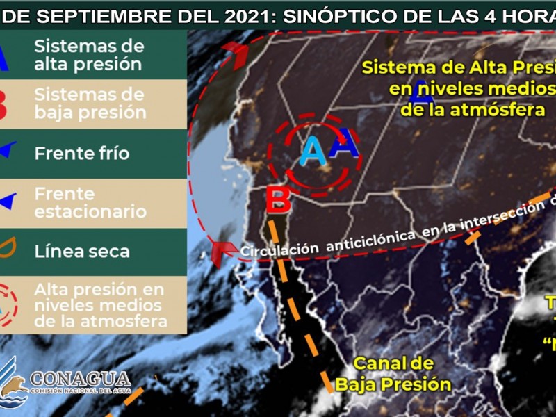 Baja probabilidad de lluvias en Sonora