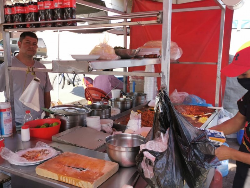 Bajan hasta 90% venta de alimentos preparados