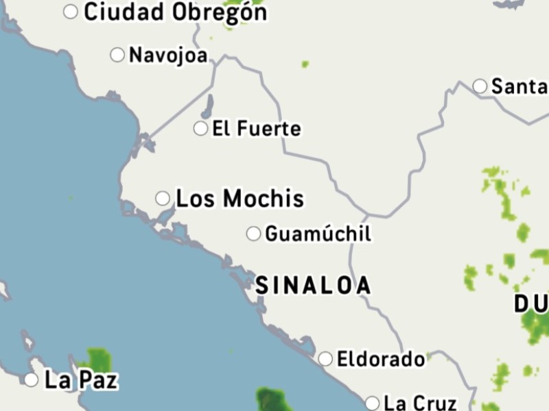 Bajan probabilidades de lluvias para la zona norte