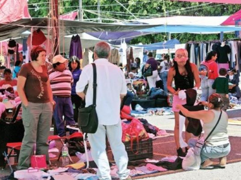 Bajan ventas en un 100% para comerciantes de ferias