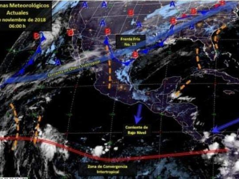 Bajará la temperatura por frente frío 11