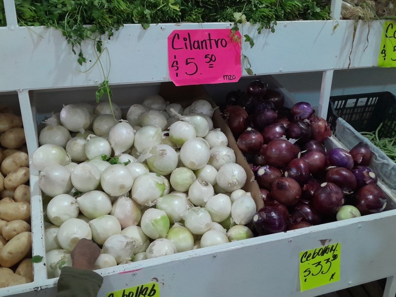 Aumentan costo de verduras por frío