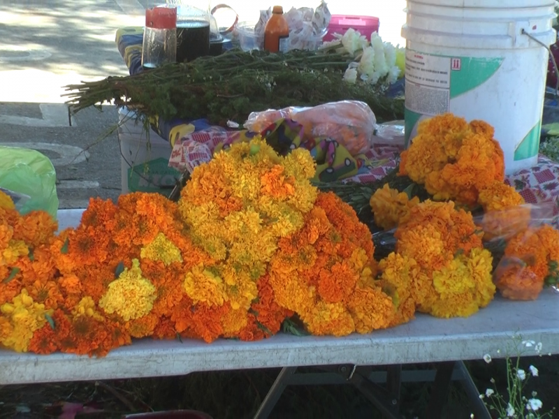 Bajas ventas en Tianguis de Día de Muertos de Zacatecas