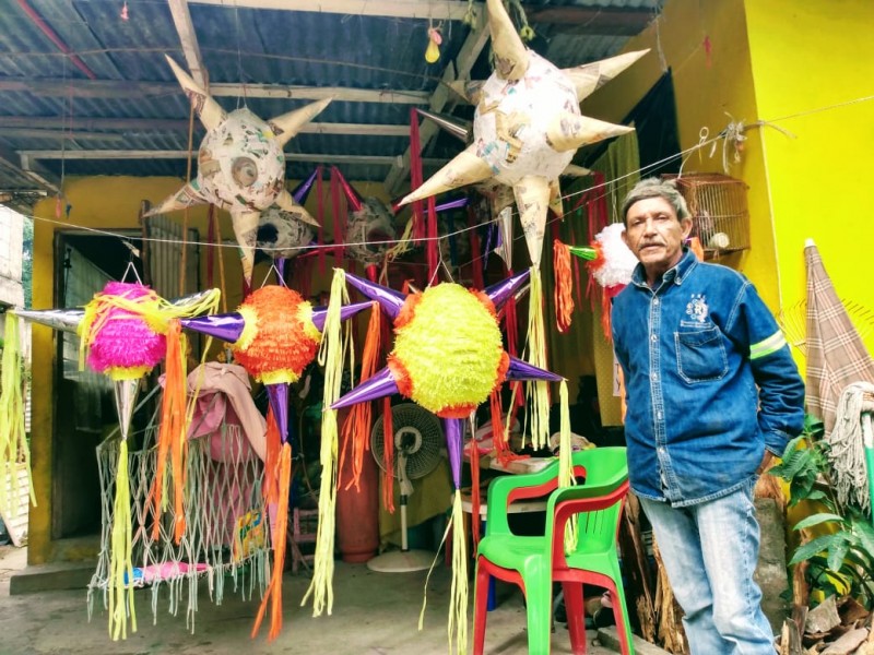 Bajó la demanda de piñatas, tras suspensión de posadas