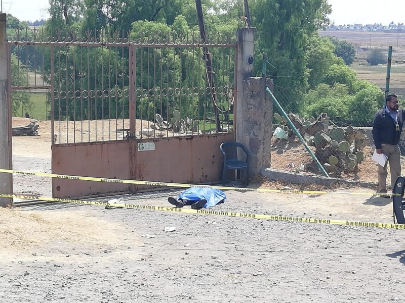 Balacera deja un muerto en Almoloya de Juárez