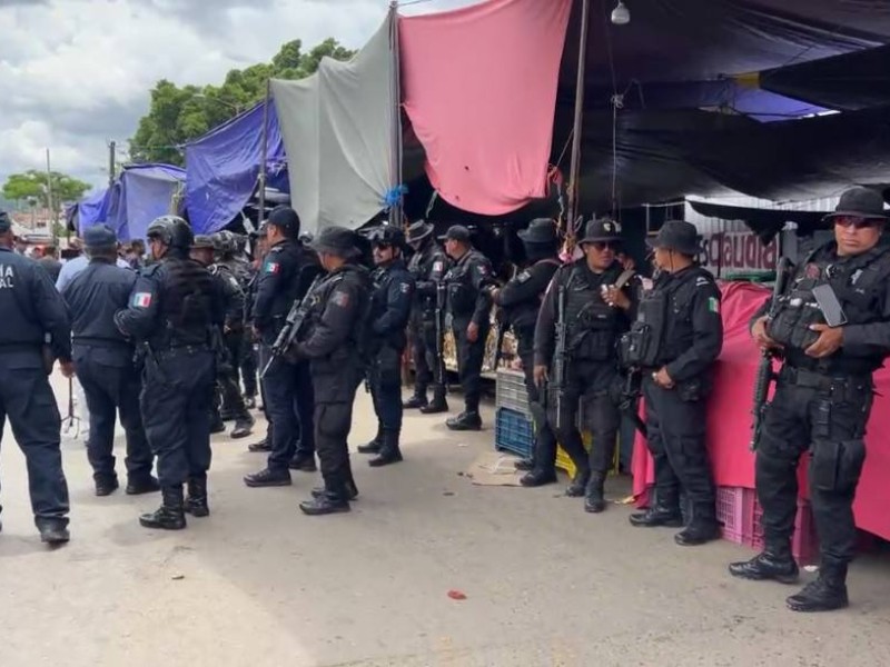 Balacera en la Central de Abastos por presunta disputa de espacios